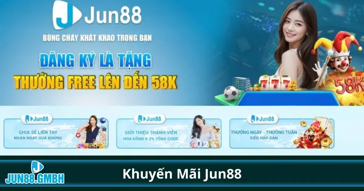 Khuyến Mãi Jun88 - Ưu Đãi Hấp Dẫn Dành Riêng Cho Bạn 2 Cách tham gia khuyến mãi chào mừng dành cho người chơi mới tại Jun88