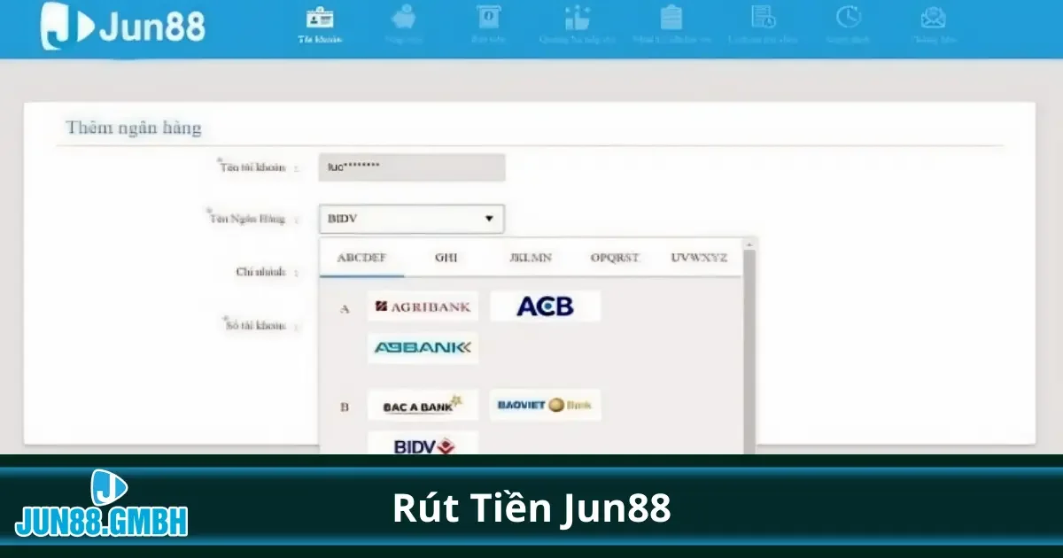 Cách khắc phục lỗi khi rút tiền tại nền tảng Jun88