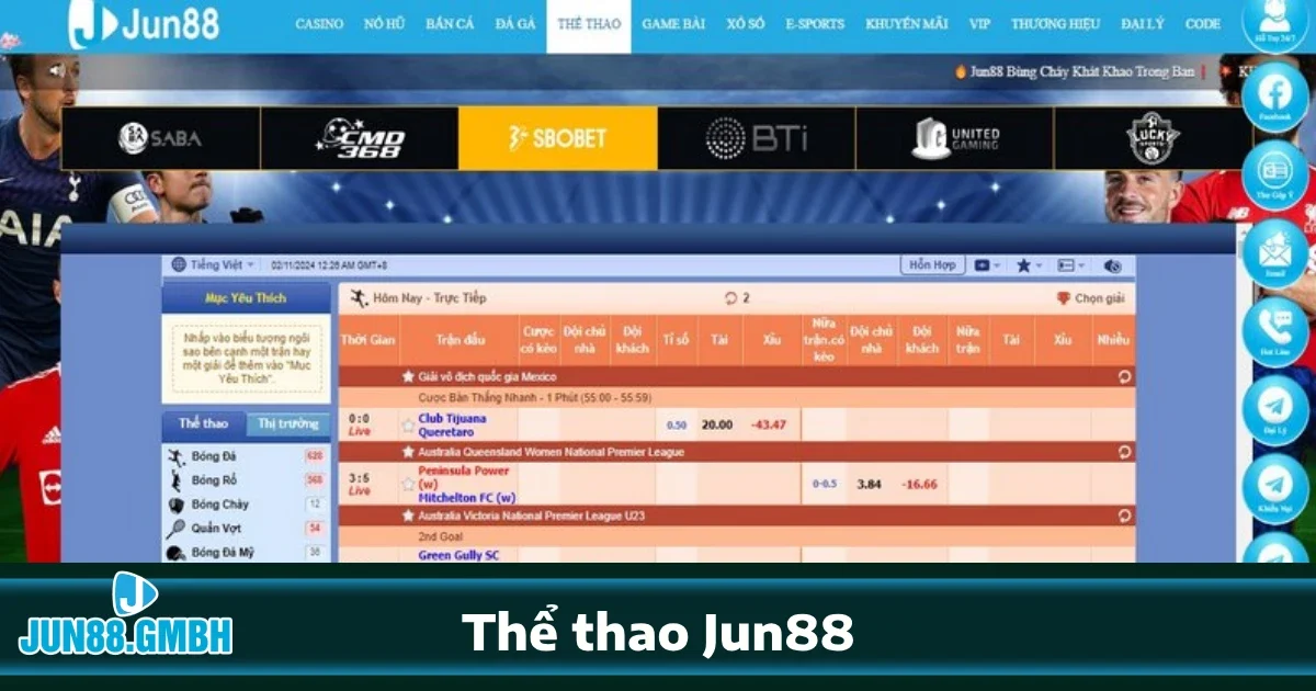 Hướng dẫn tham gia Thể thao Jun88