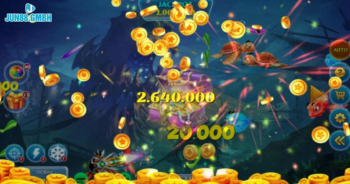 Chơi Game Bắn Cá 5 Sao Jun88 – Tăng Xác Suất Thắng Lớn 5 Cá Sấu - Sát Thủ Ngầm